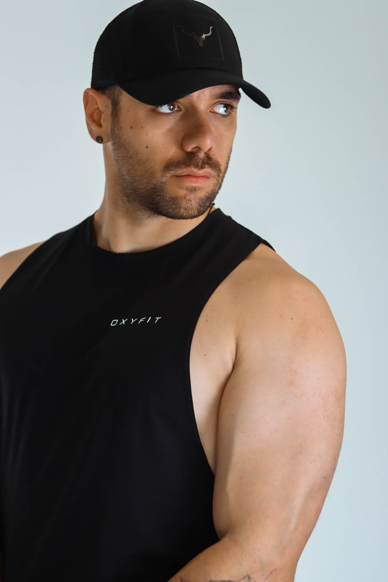 Mens Mercenary Tank - Micro Logo