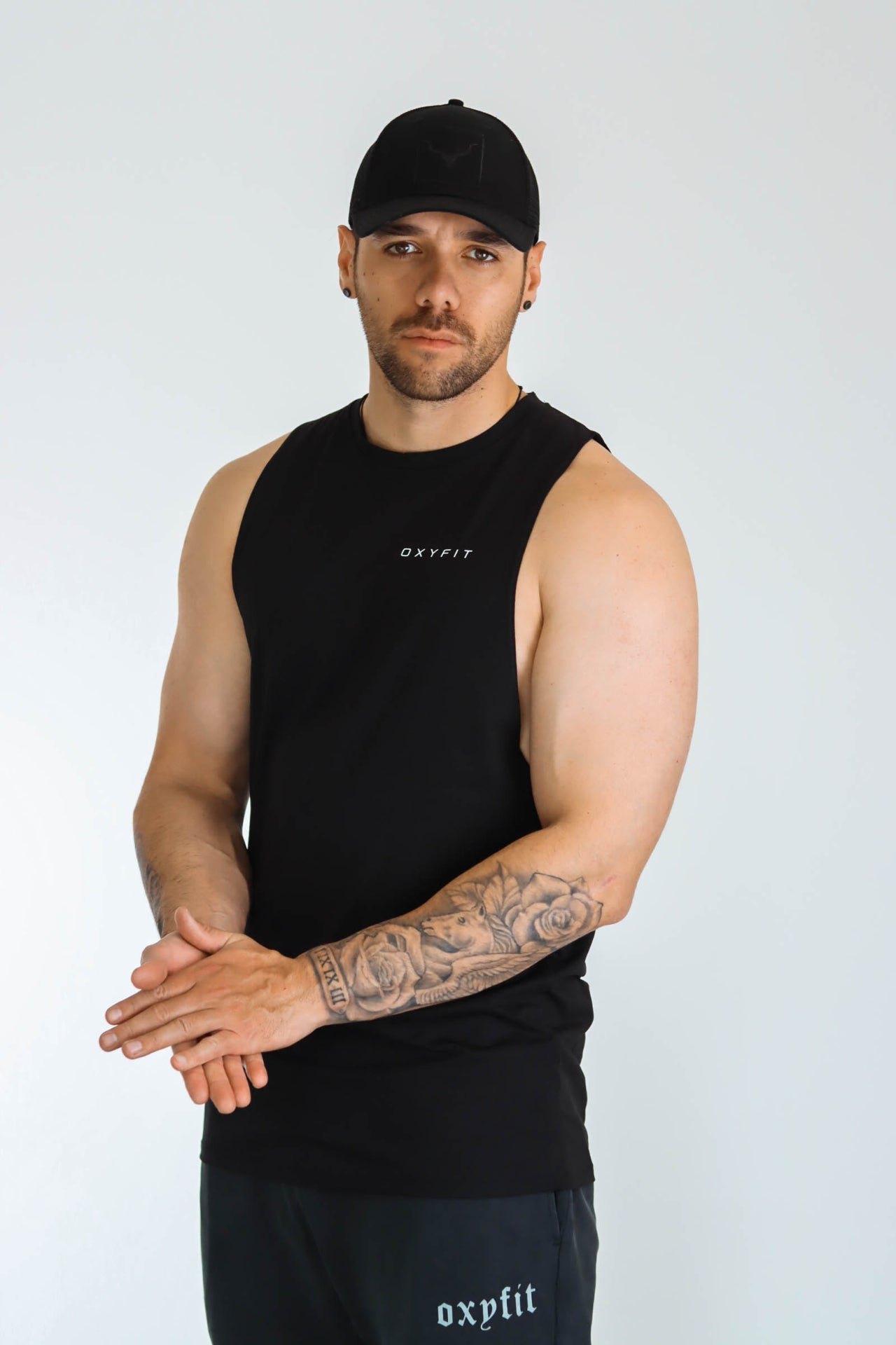 Mens Mercenary Tank - Micro Logo