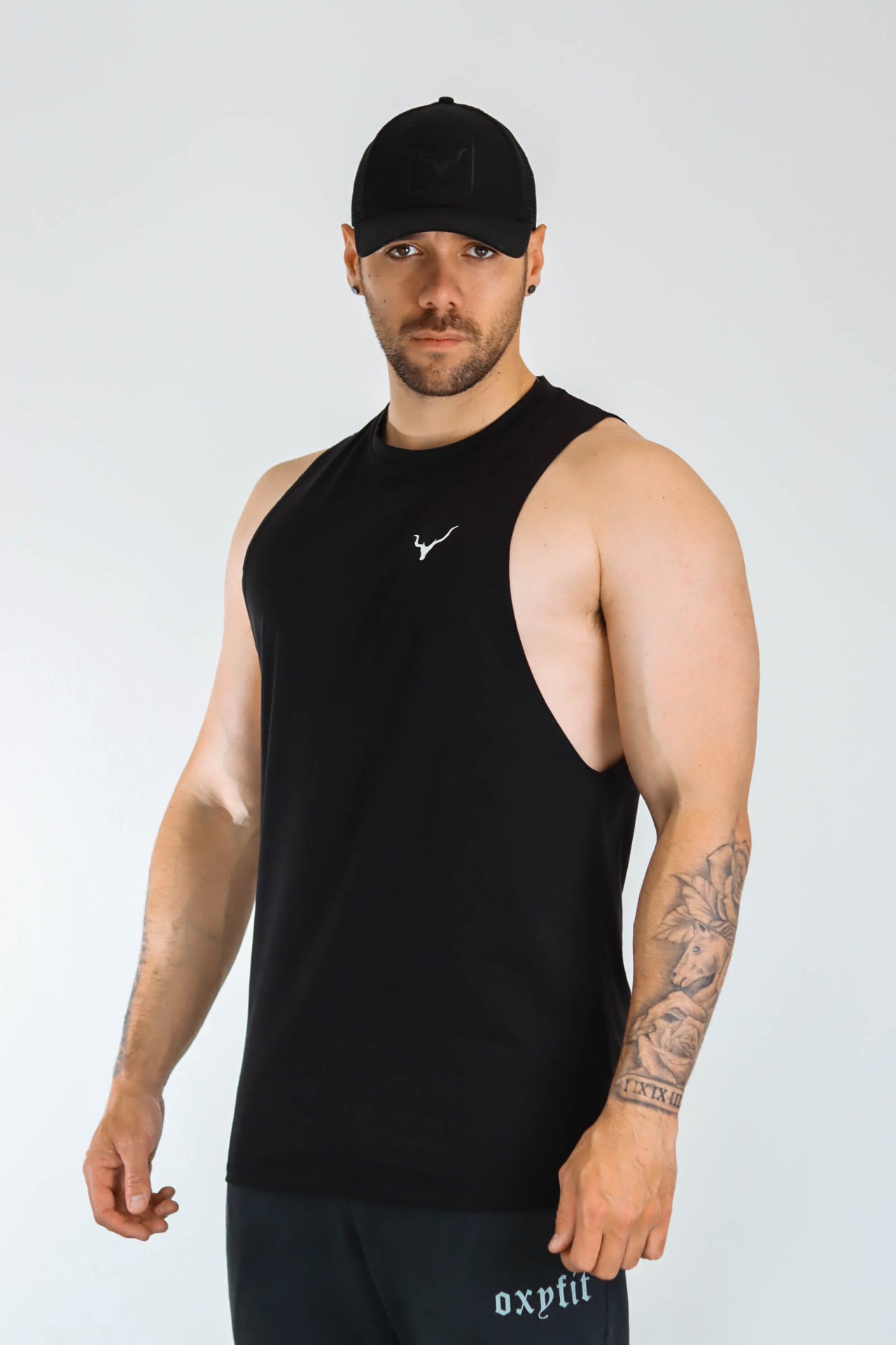 Mens Mercenary Tank - Ox Logo