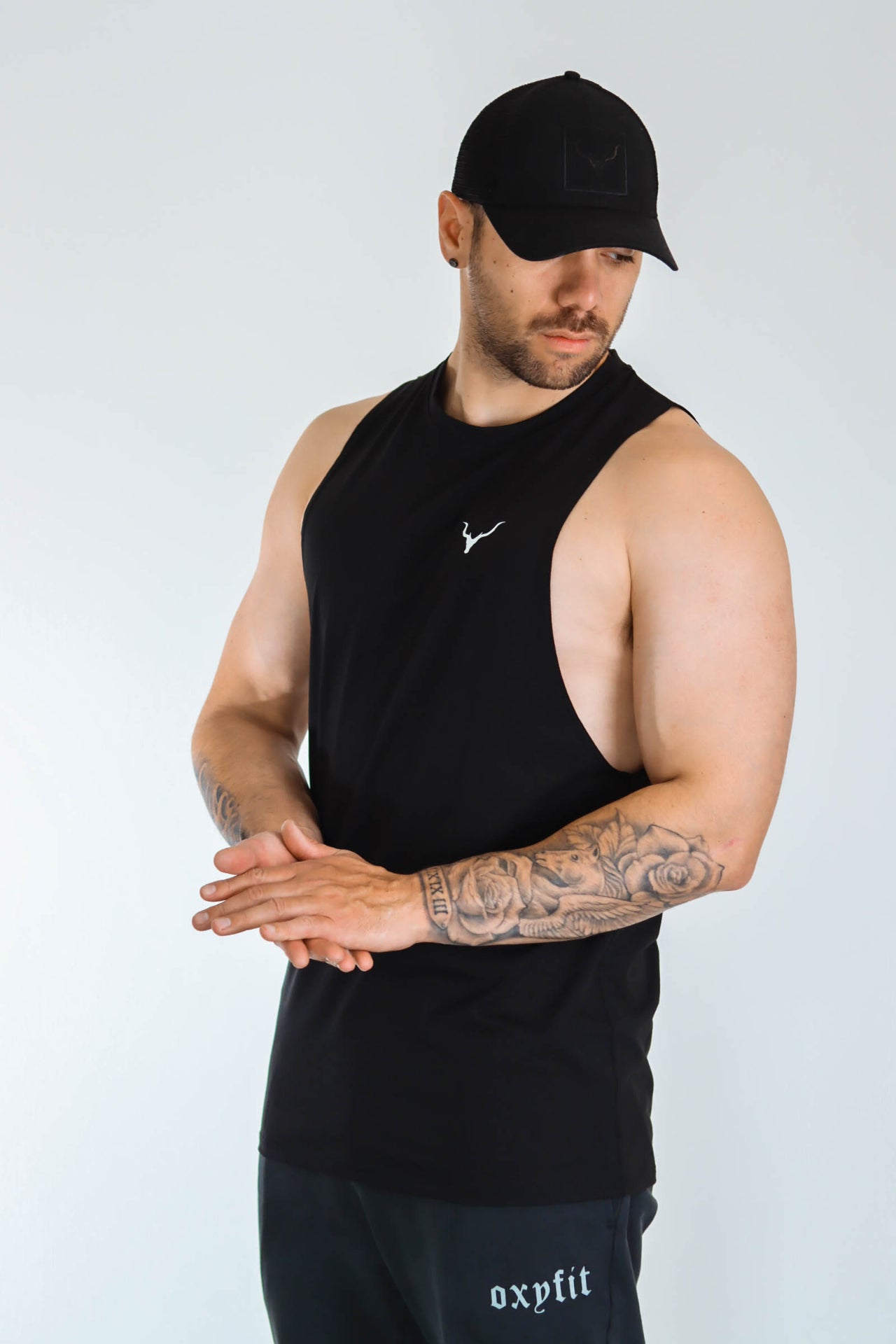 Mens Mercenary Tank - Ox Logo