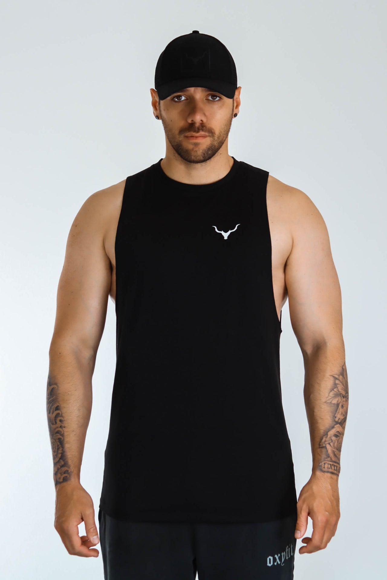 Mens Mercenary Tank - Ox Logo