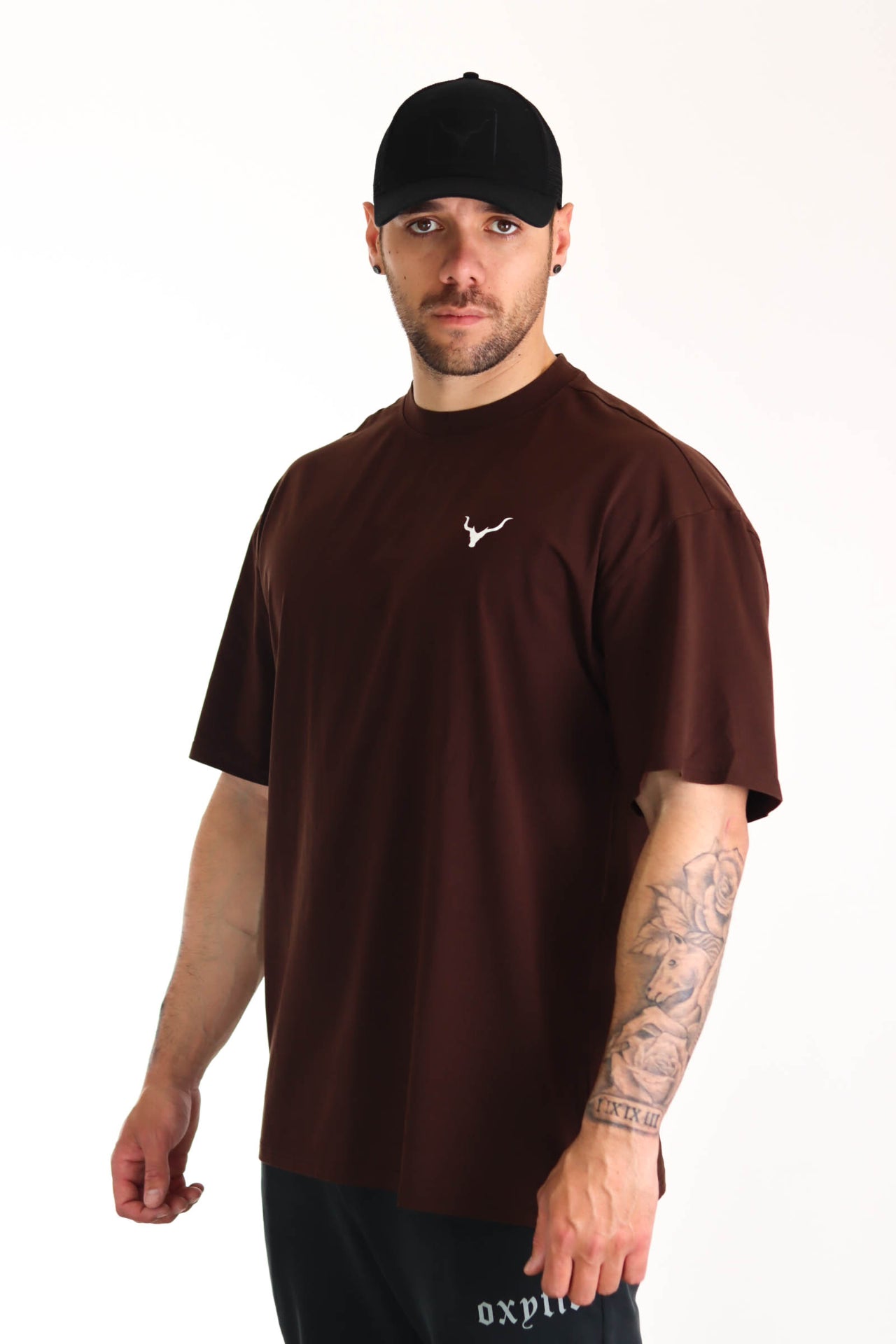 Ether Oversized Lightweight Tees - Walnut