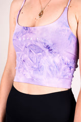 Women's Tie Dye Crop - Purple Rain