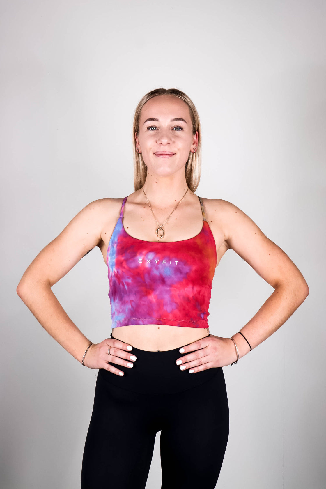 tie dye gym top