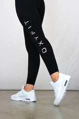 OXYTECH Womens Leggings | Magnify - Metallic Silver