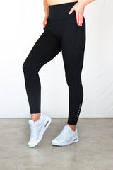 Stealth Compression Leggings - Black & White