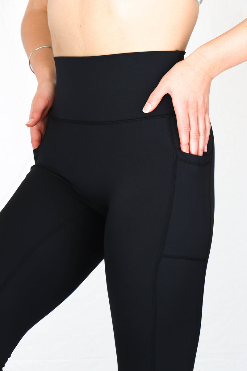 Stealth Compression Leggings - Black & White