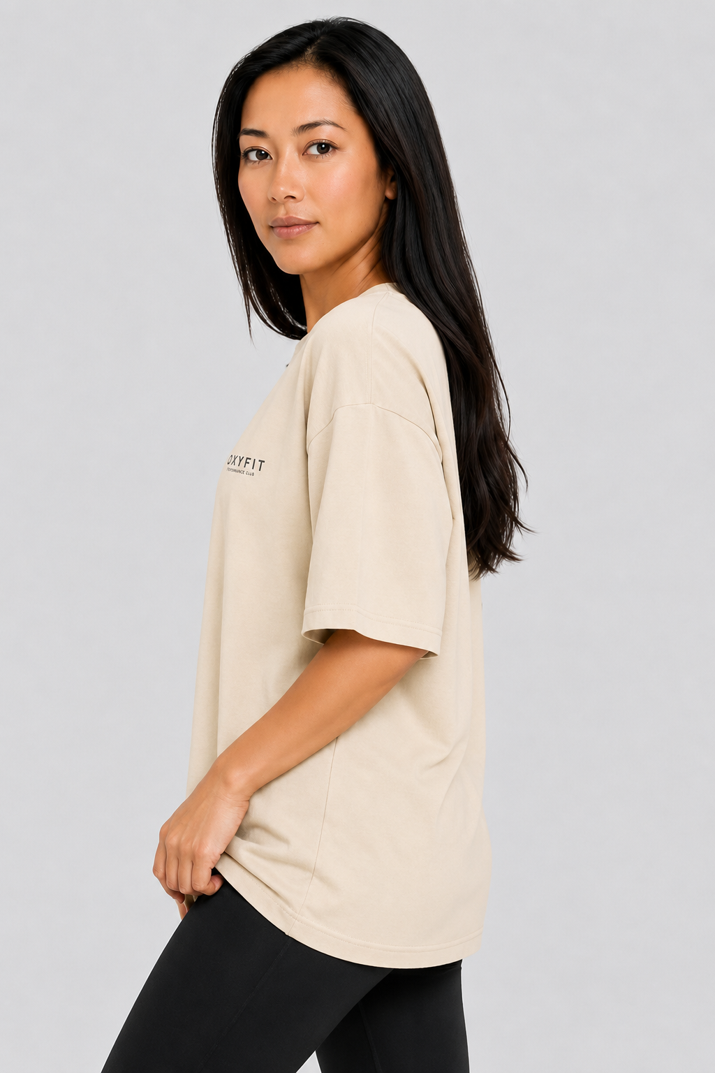 Ether Oversized Lightweight Tee - Desert Sand