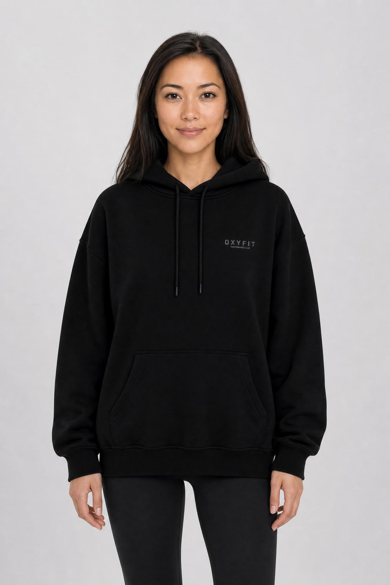 Oxyfit Track Hoodie - True Black