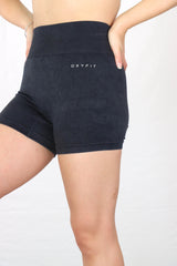 Women's Seamless Adapt Shorts - Licorice Black
