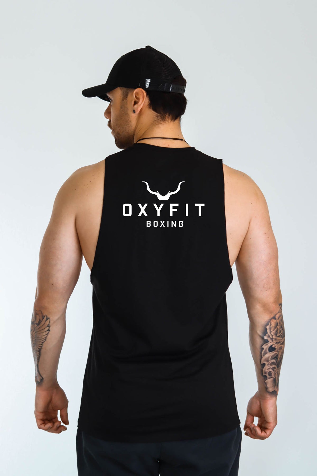 Oxyfit Mens Mercenary Boxing Tank | True Black