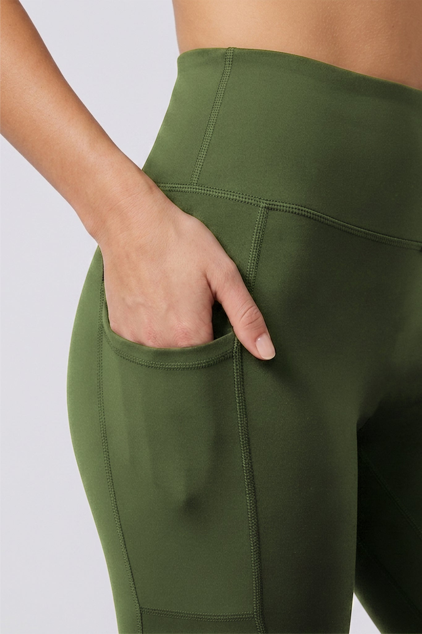 Stealth Compression Leggings - Forest Green