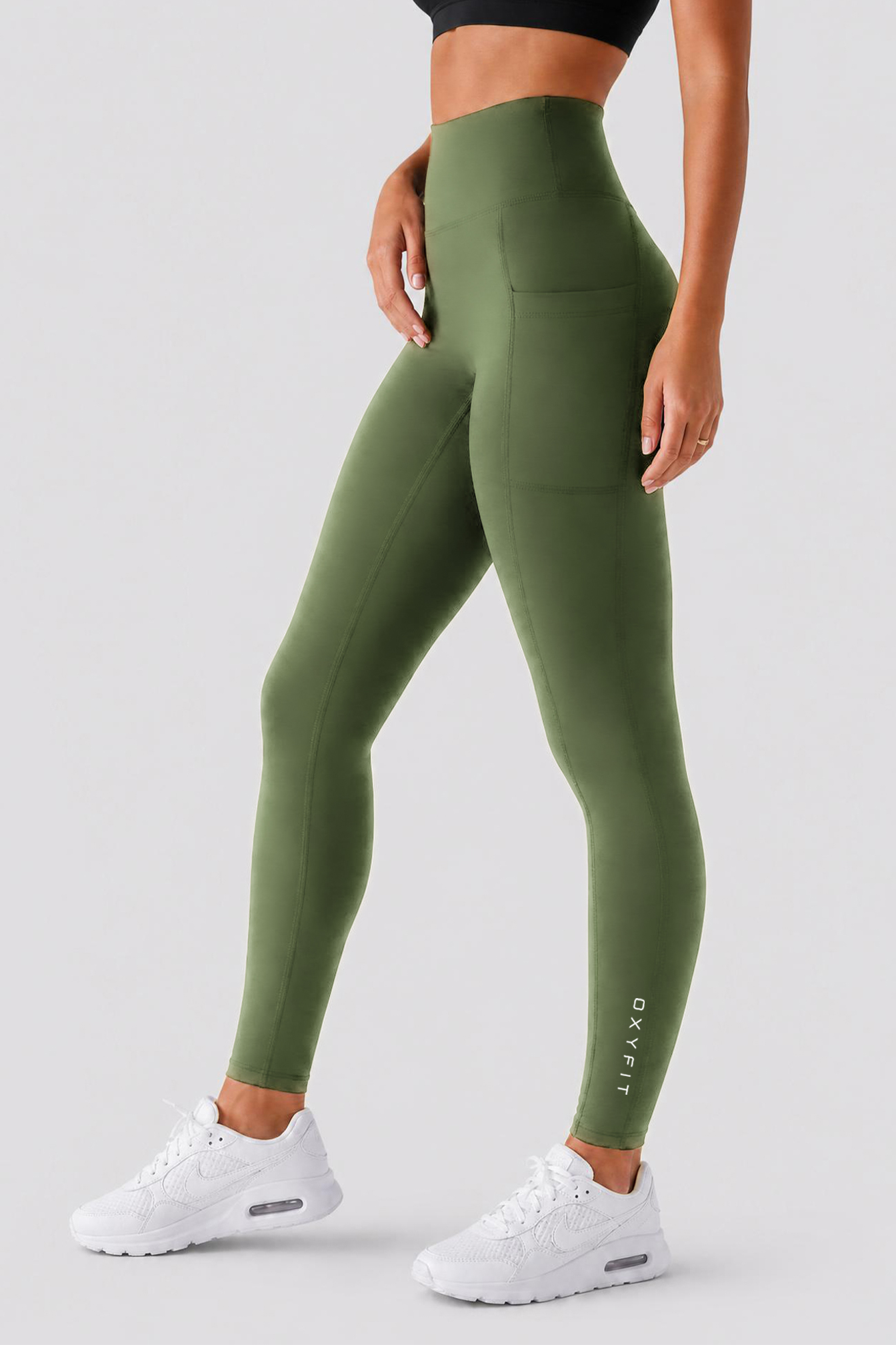 Stealth Compression Leggings - Forest Green