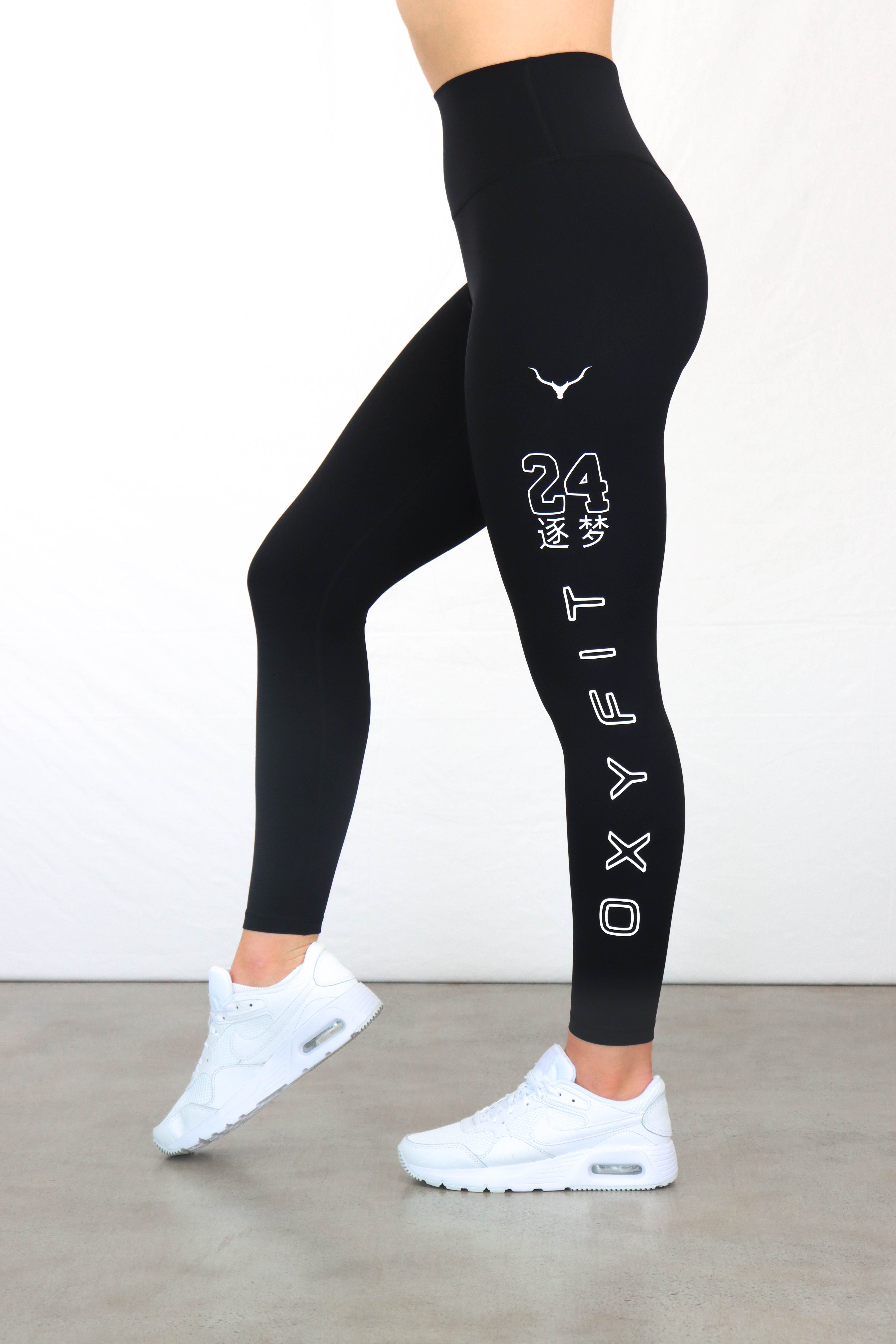 Black Oxyfit OXYTECH Womens Leggings