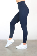Stealth Compression Leggings - Steel Blue