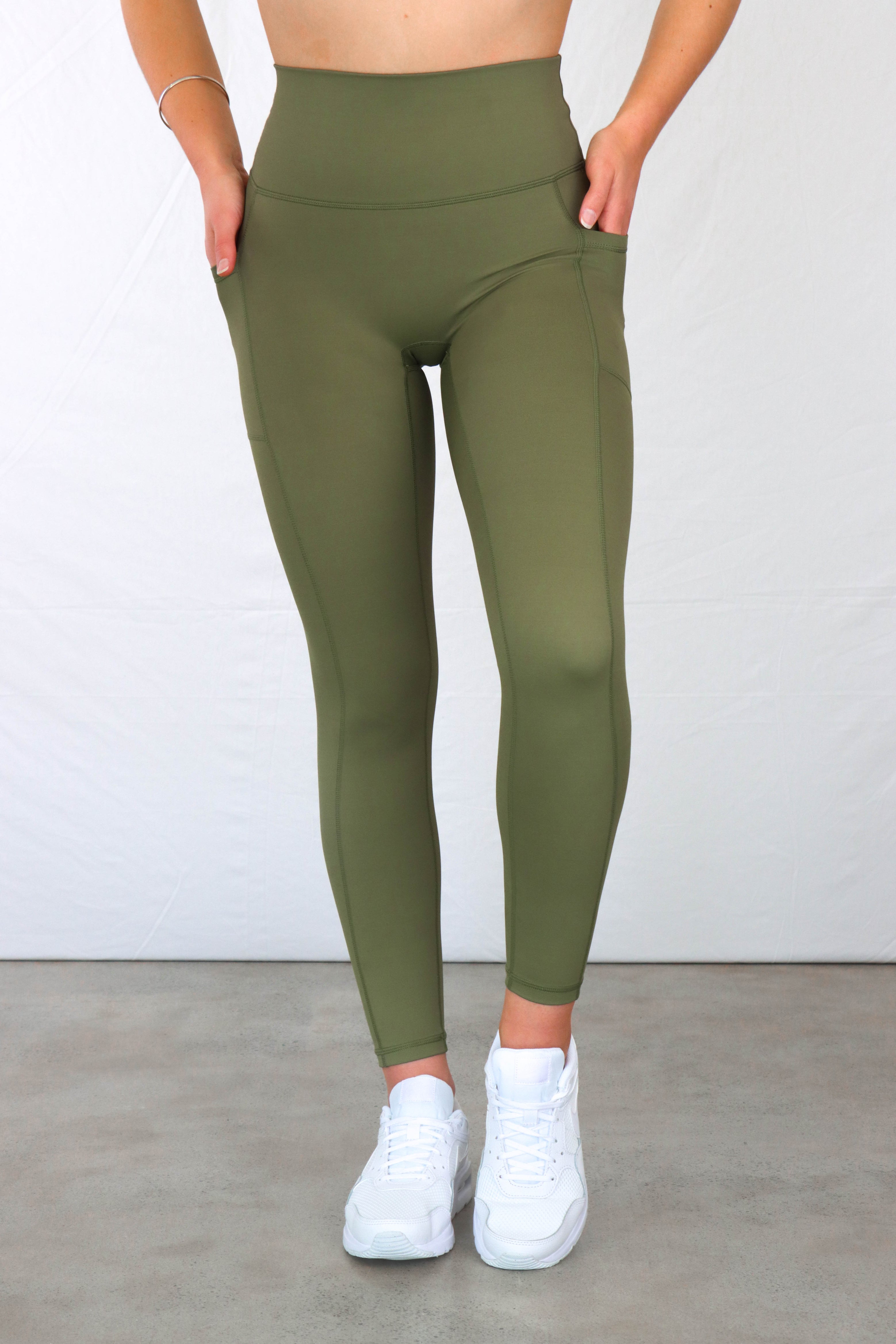 Stealth Compression Leggings - Forest Green