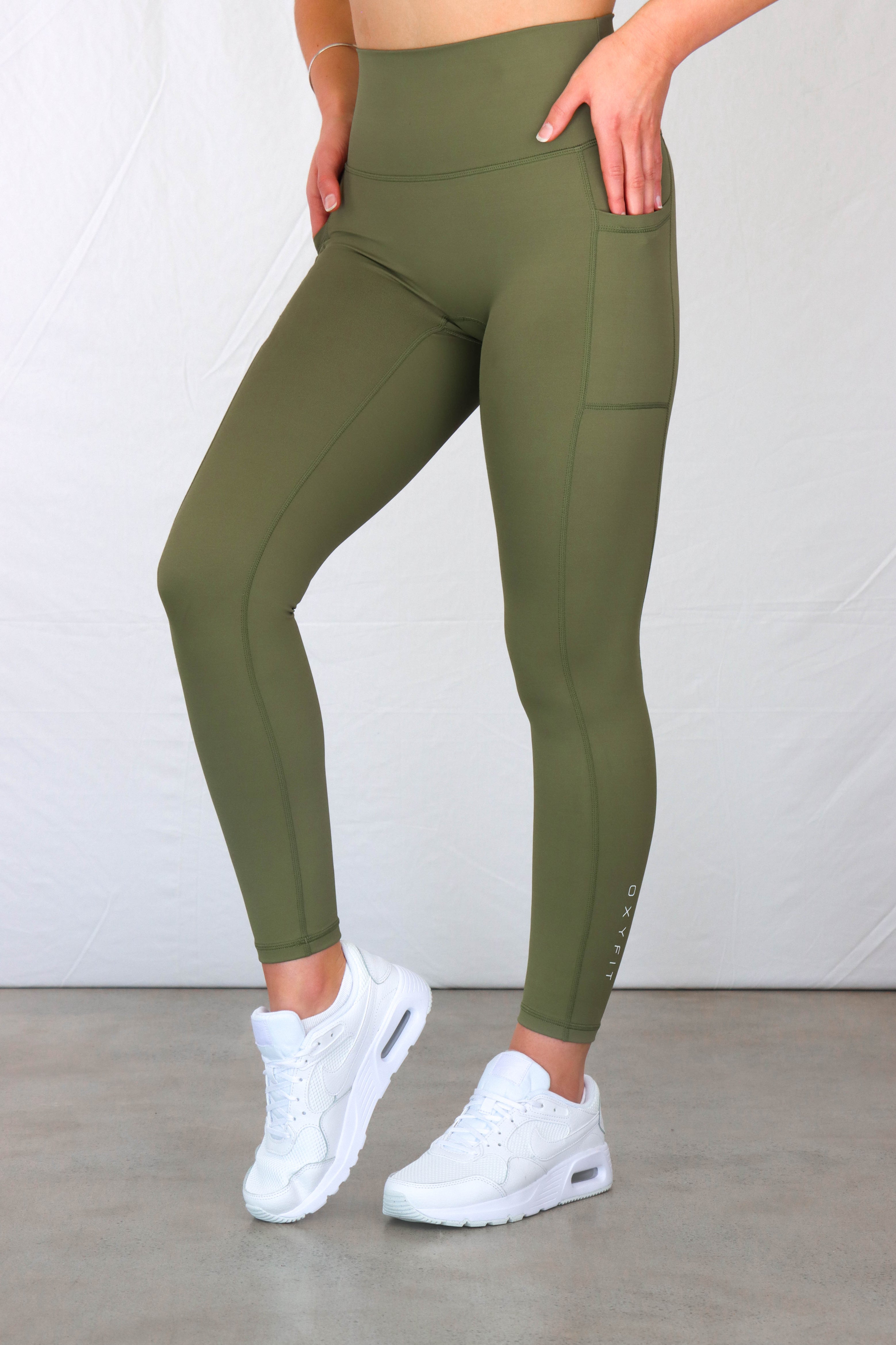 Stealth Compression Leggings - Forest Green