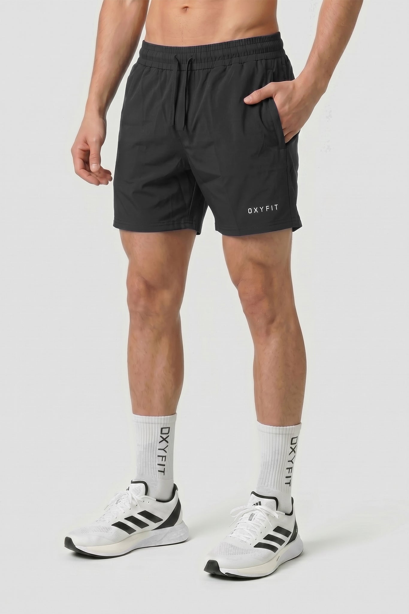 Mens Aero Shorts - Off-Black