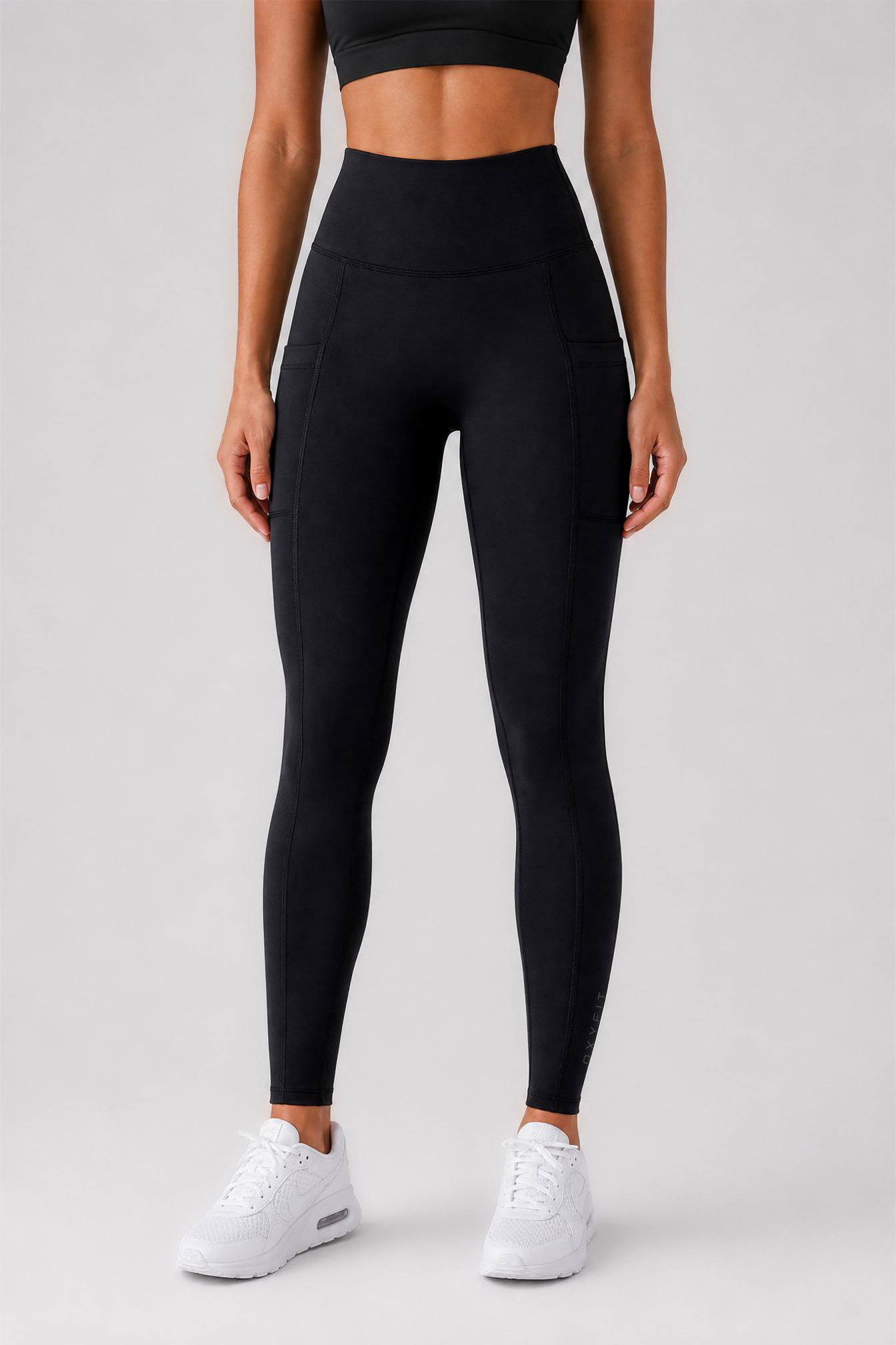Stealth Compression Leggings - Black on Black