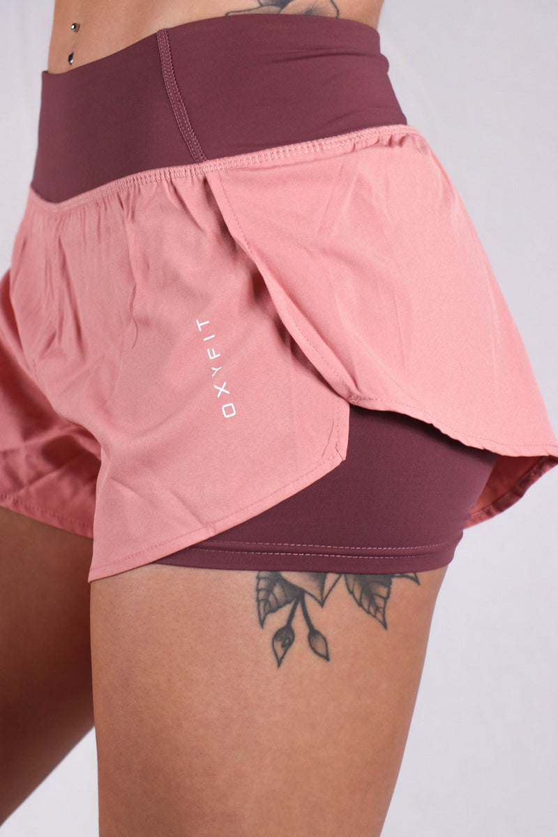Womens Tempo Shorts | Ruby Pink