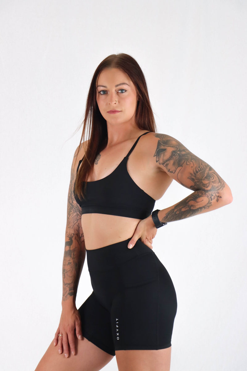Viper Sports Bra - Onyx Black