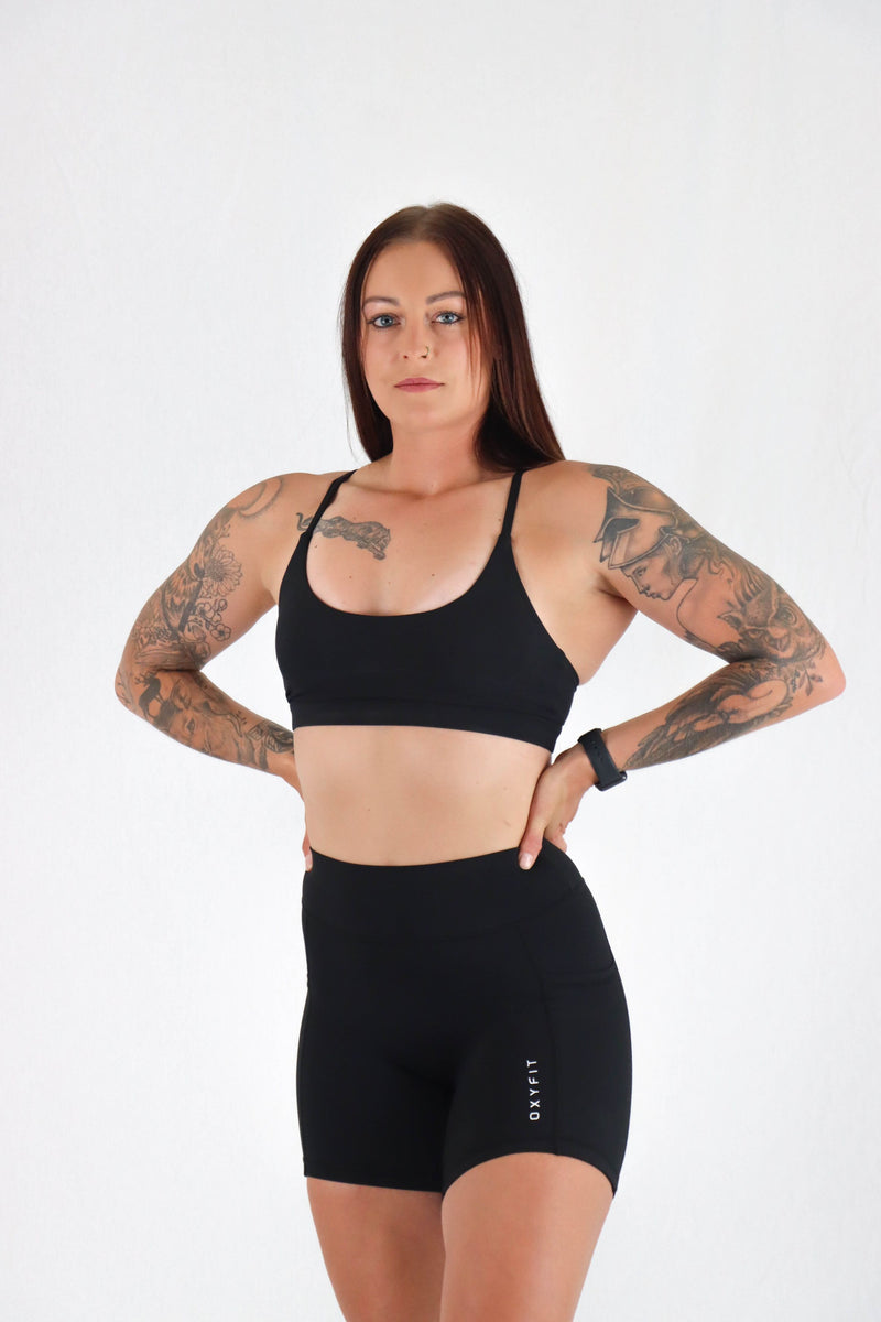 Viper Sports Bra - Onyx Black