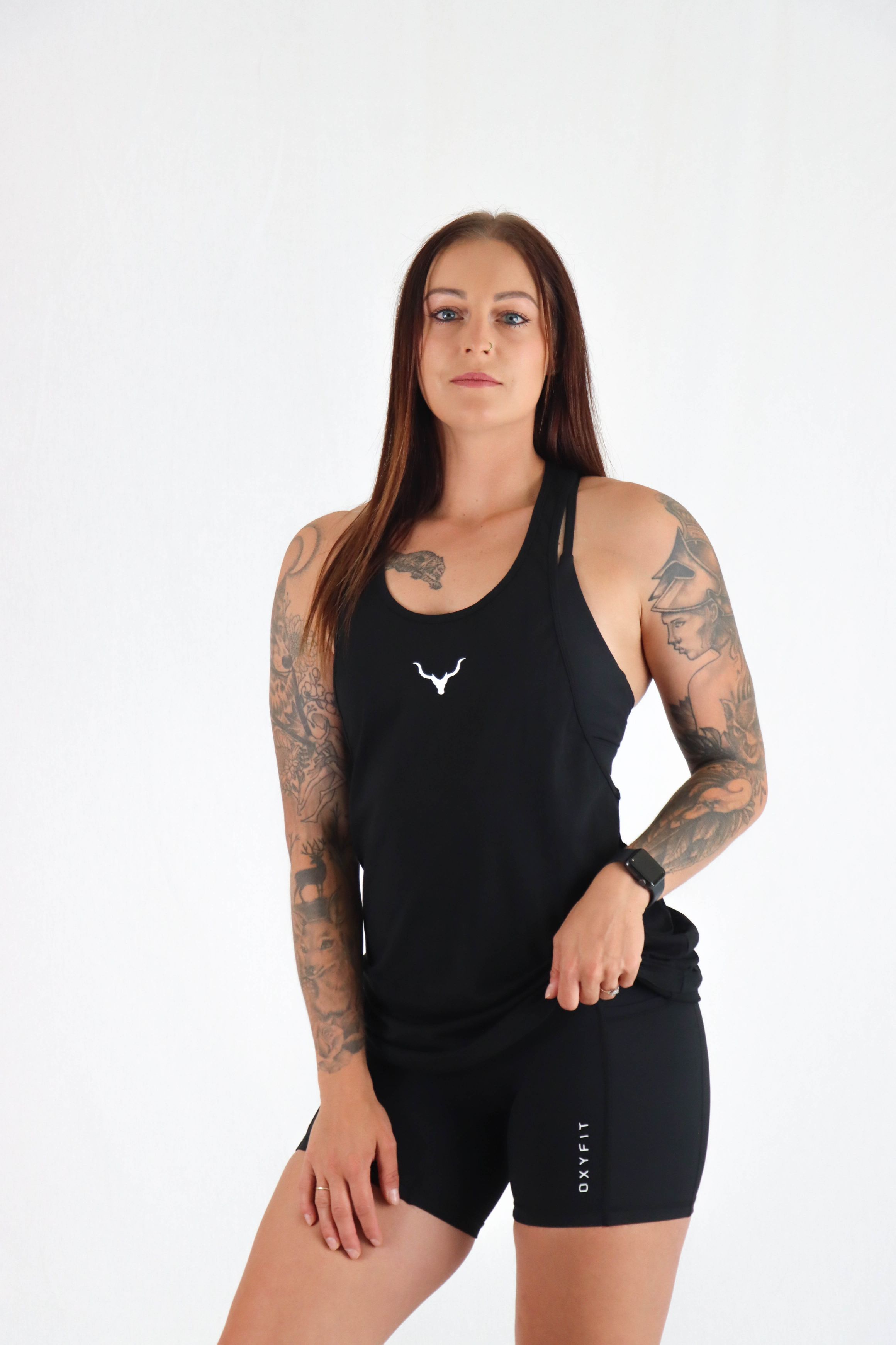 Oxyfit Womens Focus Stringer - True Black