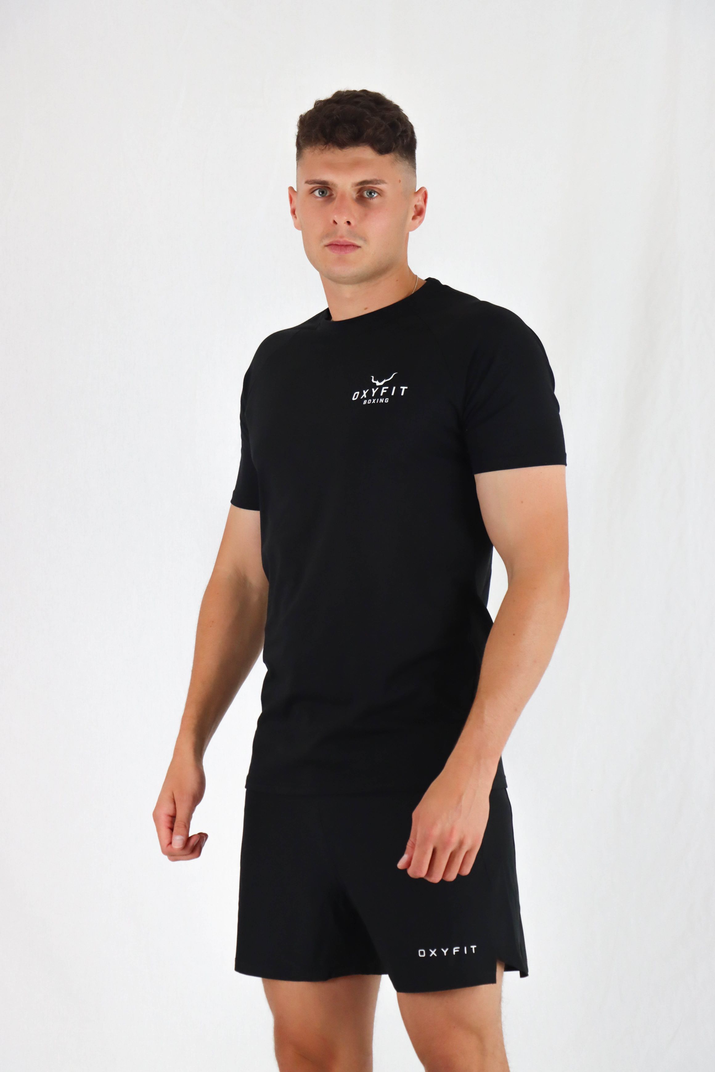 Oxyfit Boxing Icon T-Shirt - True Black
