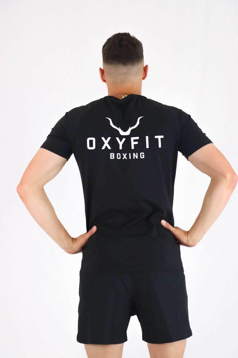 Oxyfit Boxing Icon T-Shirt - True Black
