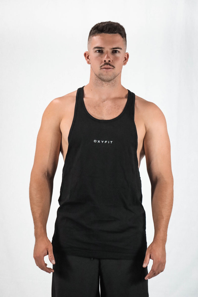 Oxyfit Mens Focus Stringer - True Black