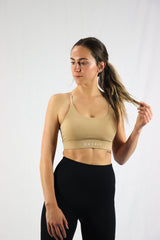 Oxyfit Euro Sports Bra - Buttermilk