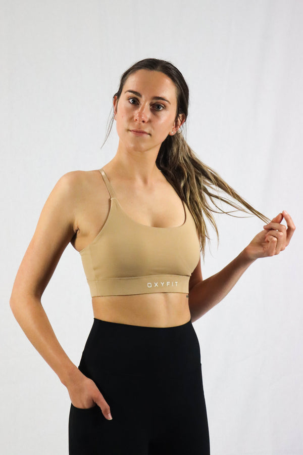 Oxyfit Euro Sports Bra - Buttermilk