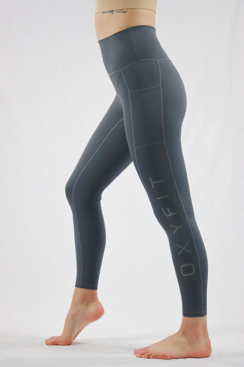 Stealth Compression Leggings - Graphite Grey