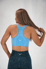 Thrive Racer Back Sports Bra - Blueberry