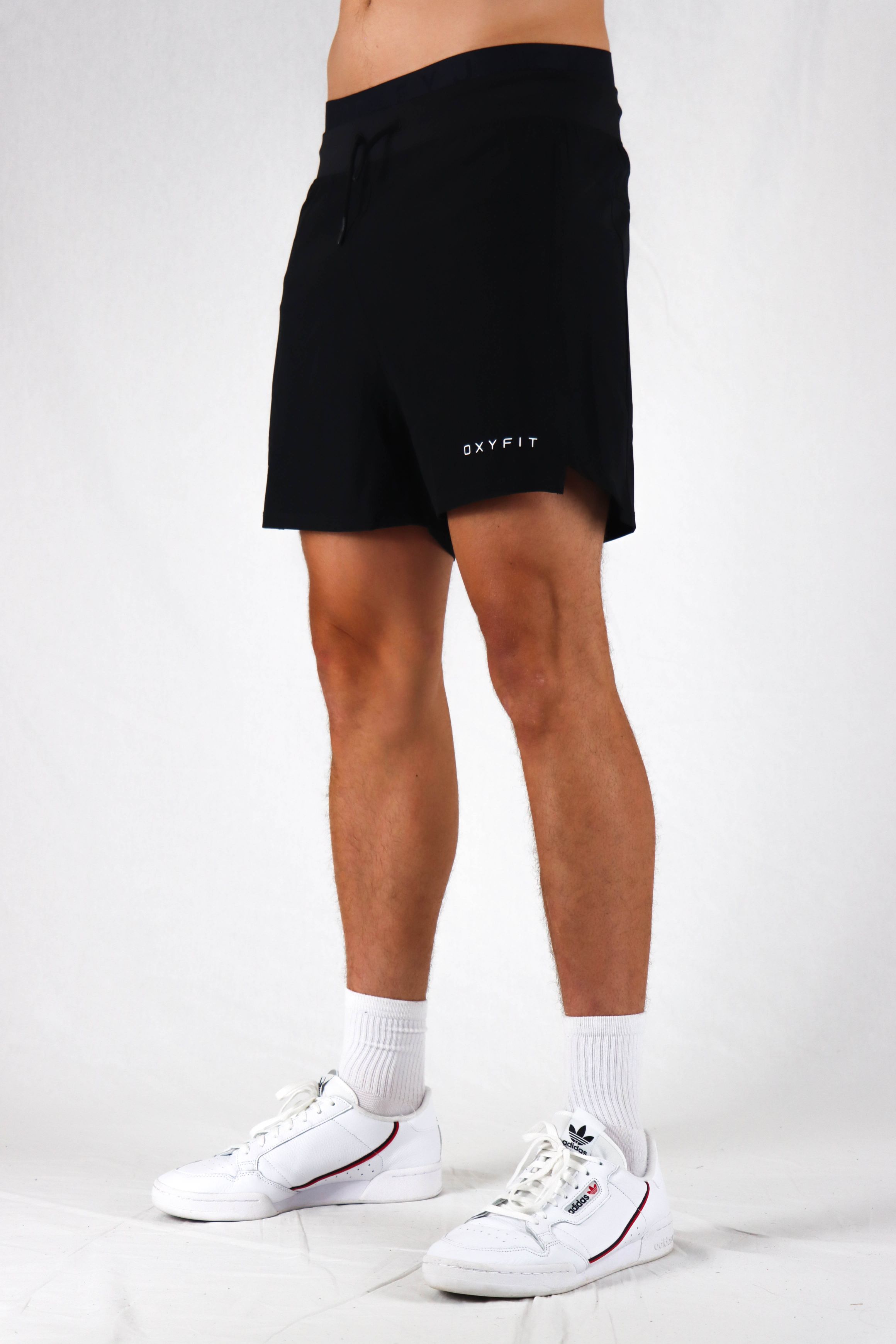 Oxyfit Mens Quad Shorts - True Black