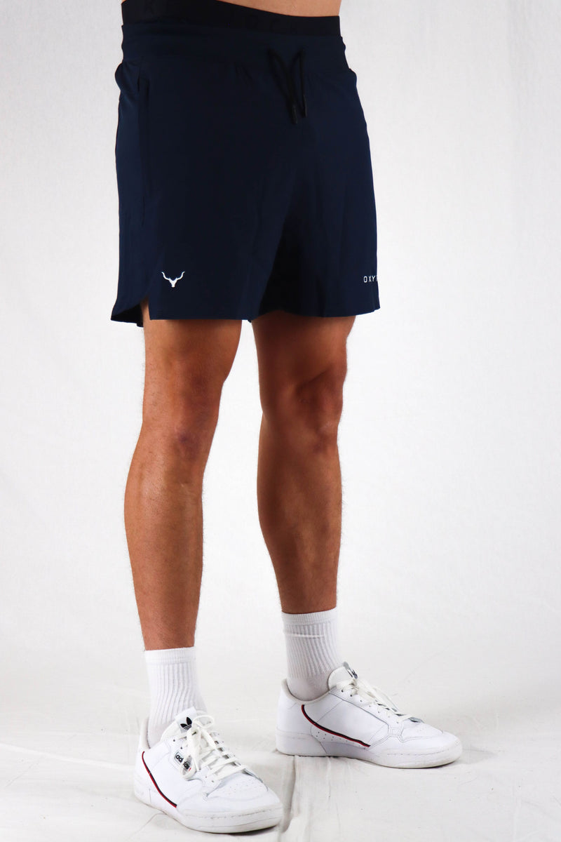 Oxyfit Mens Quad Shorts - Space Blue