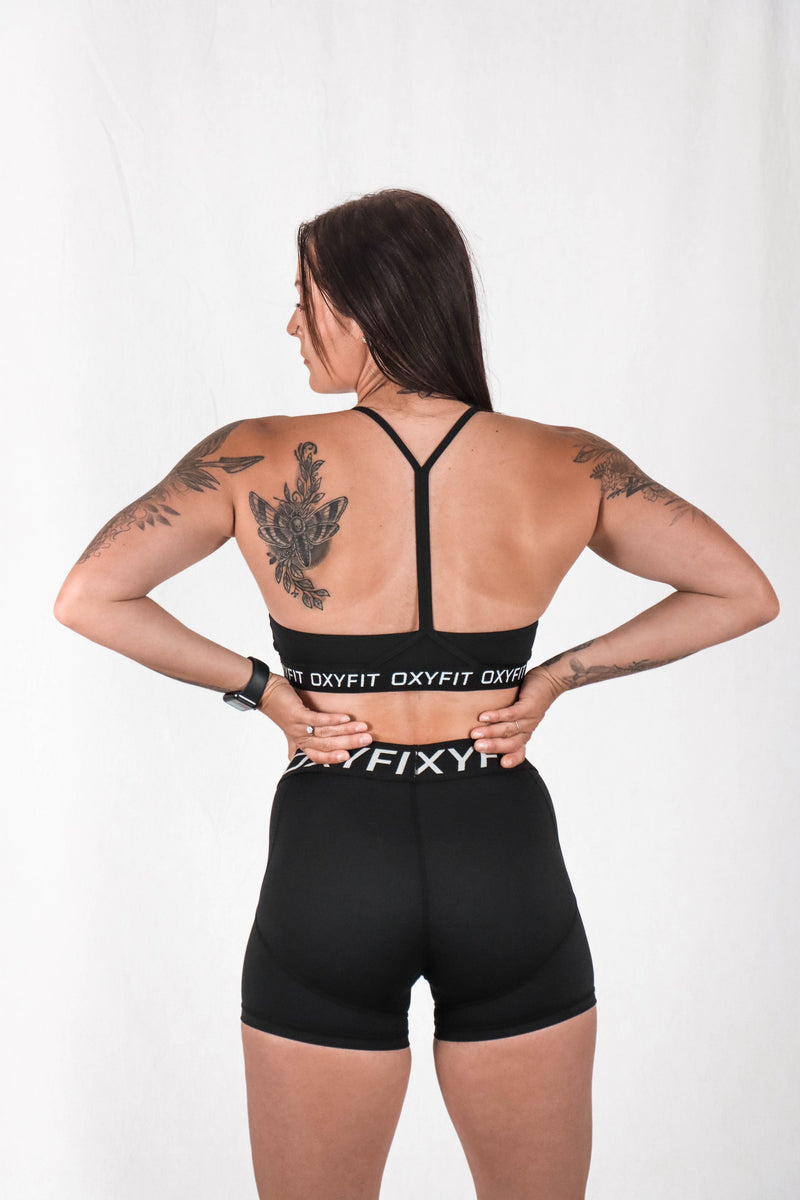 OxyElite Sports Bra - True Black