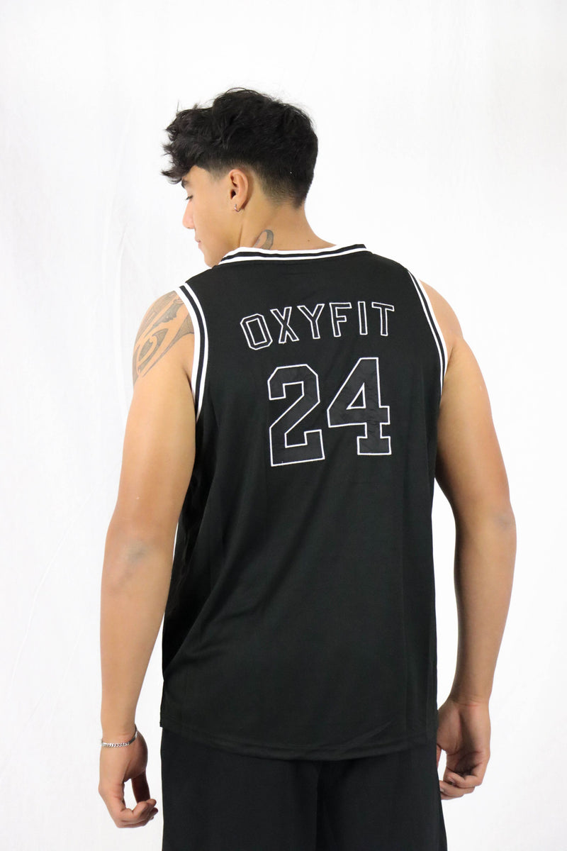 Oxyfit X Spalding Basketball Jersey - Black