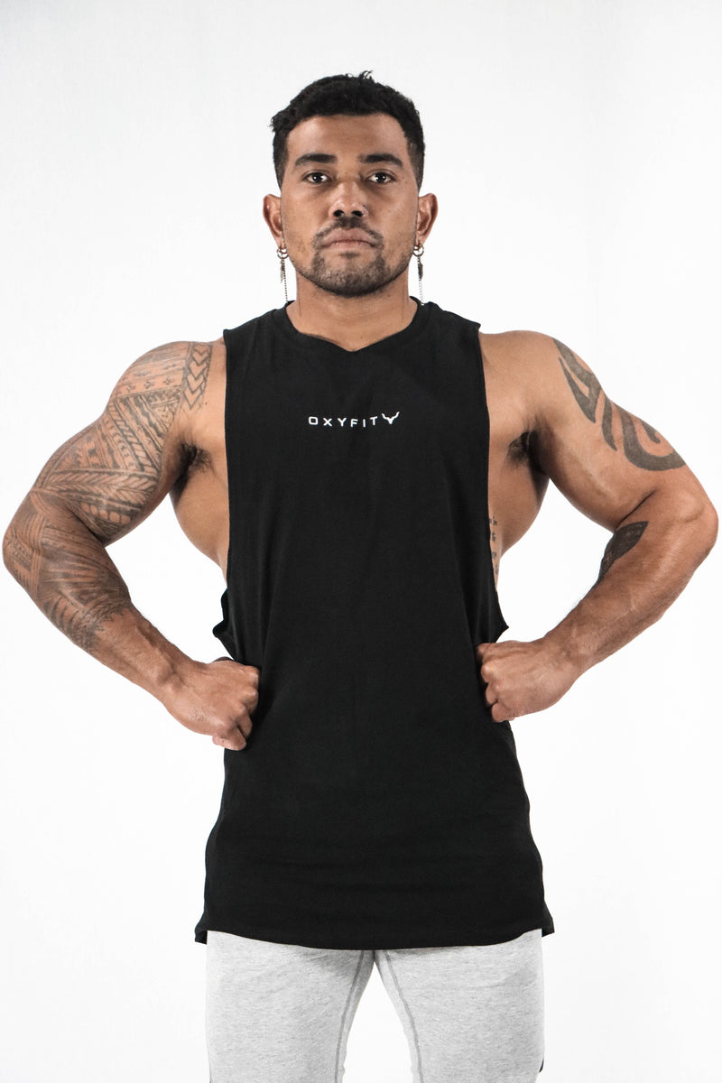 Mens Mercenary Tank - True Black