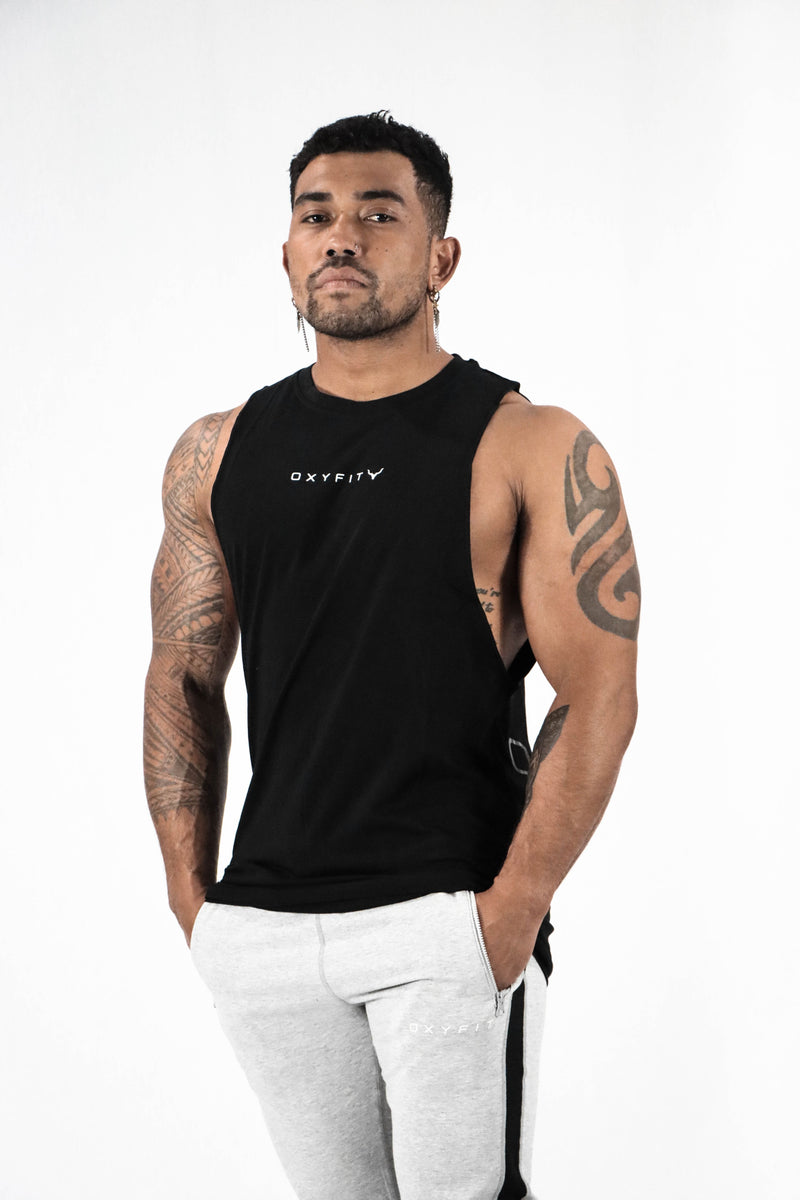 Mens Mercenary Tank - True Black