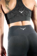 Earth Seamless Sports Bra - Charcoal