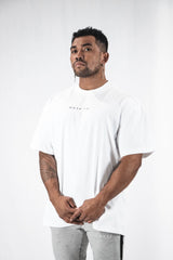 Ether Oversized Heavy Tees - White
