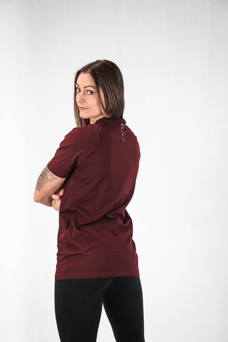 Womens Icon T-Shirt - Maroon