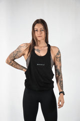 Oxyfit Womens Focus Stringer - True Black
