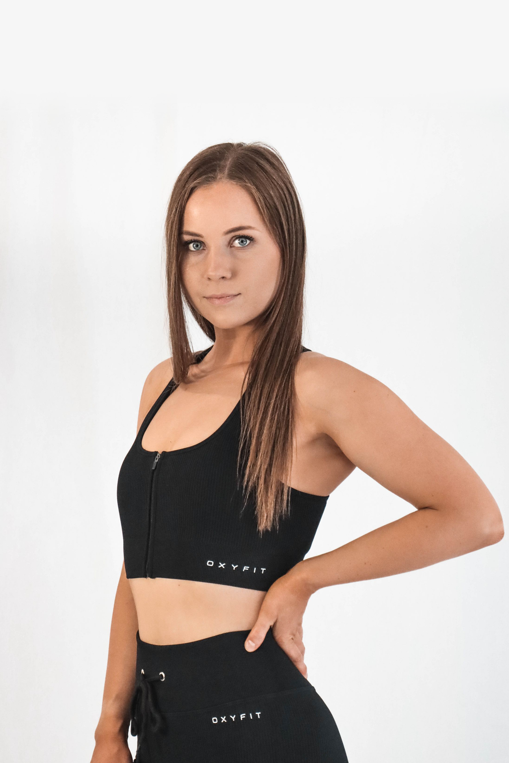 Hype Ripped Sports Bra, Black