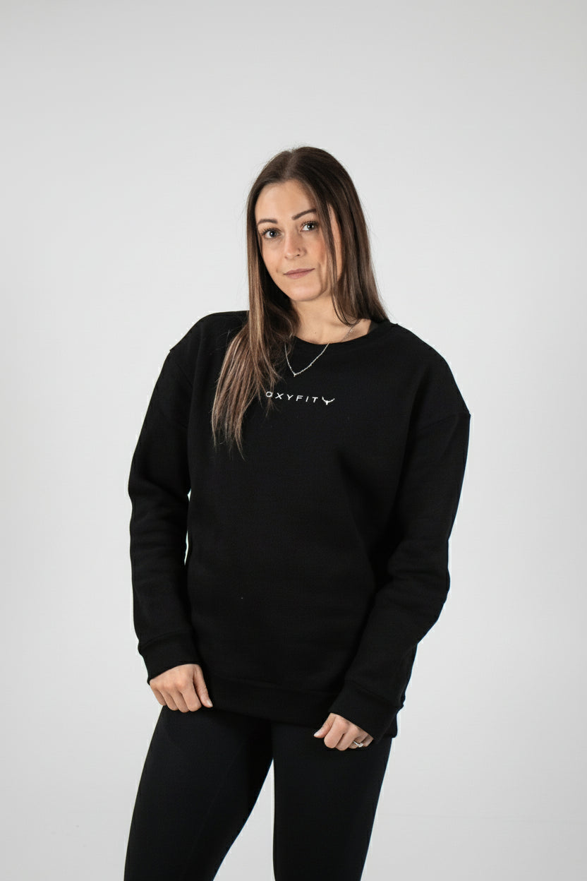 Cornerstone Crew Sweater - Obsidian Black