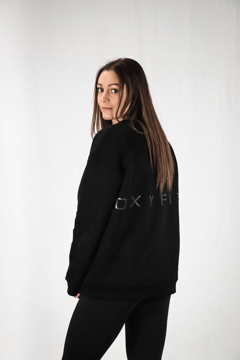 Cornerstone Crew Sweater - Obsidian Black