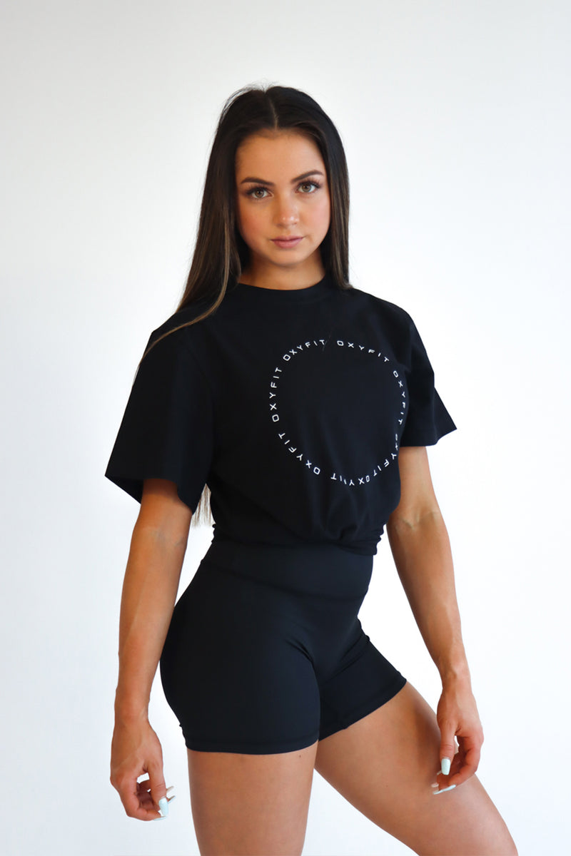 Oxyfit Versatility Oversized Tee - True Black