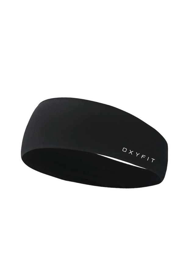 Unisex Oxyfit Performance Headband - True Black