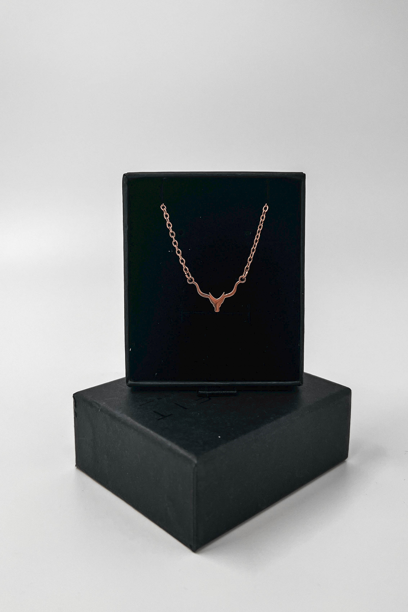 Rose Gold Ox Chain Necklace | Limited Edition - Unisex